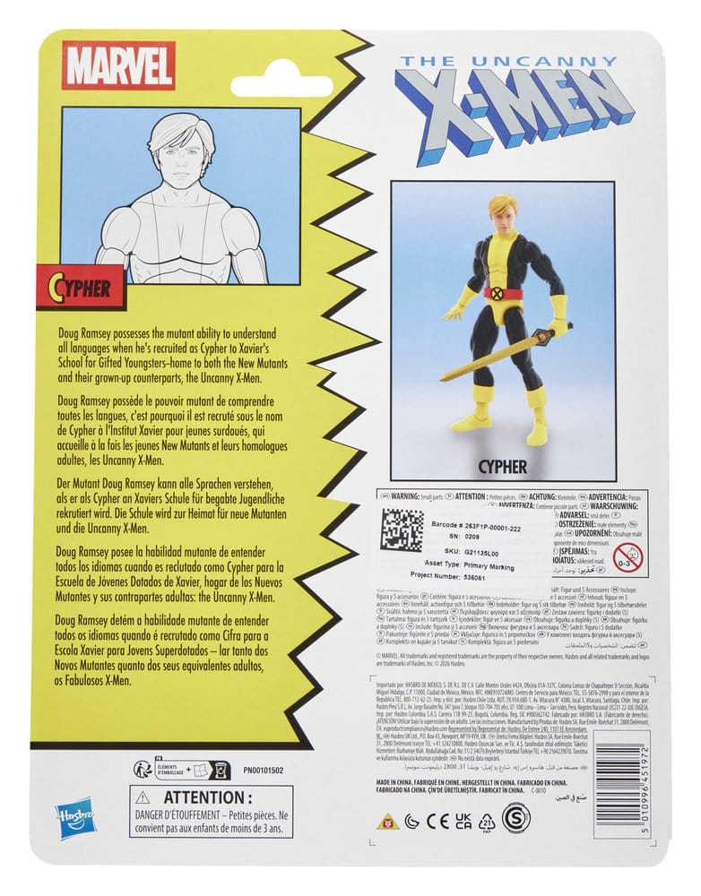The Uncanny X-Men Marvel Legends figurine Cypher 15 cm