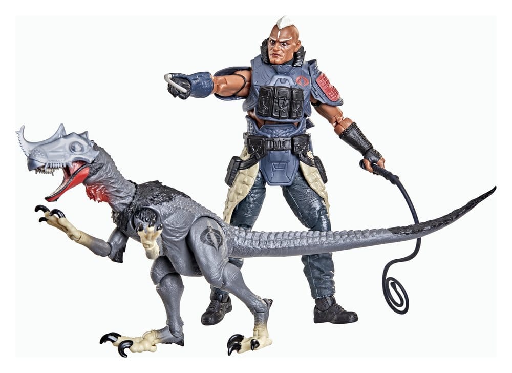 G.I. Joe Classified Series pack 2 figurines #196 Professor Rottclaw & Cobra Deinonychus 15 cm