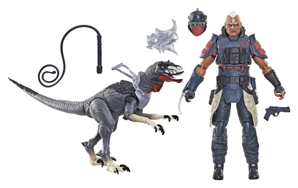G.I. Joe Classified Series pack 2 figurines #196 Professor Rottclaw & Cobra Deinonychus 15 cm