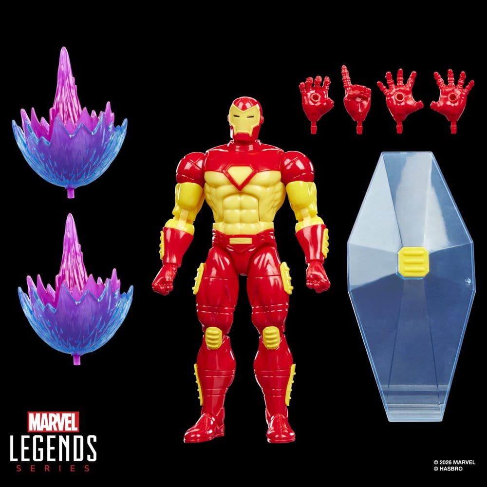 Marvel Games Marvel Legends pack 2 figurines Iron Man & Marvel's Spiral 15 cm