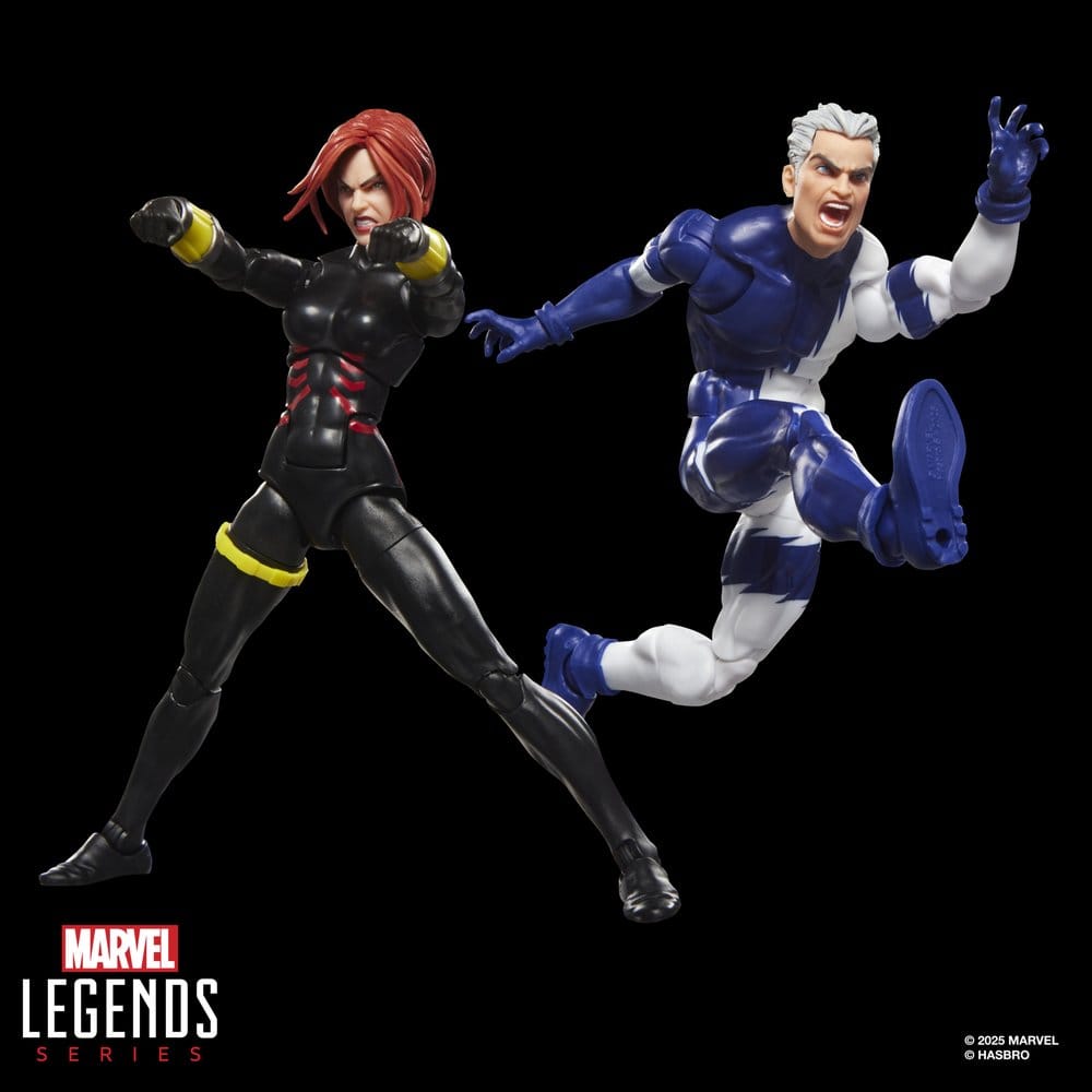 Avengers Marvel Legends pack 2 figurines Black Widow & Quicksilver 15 cm