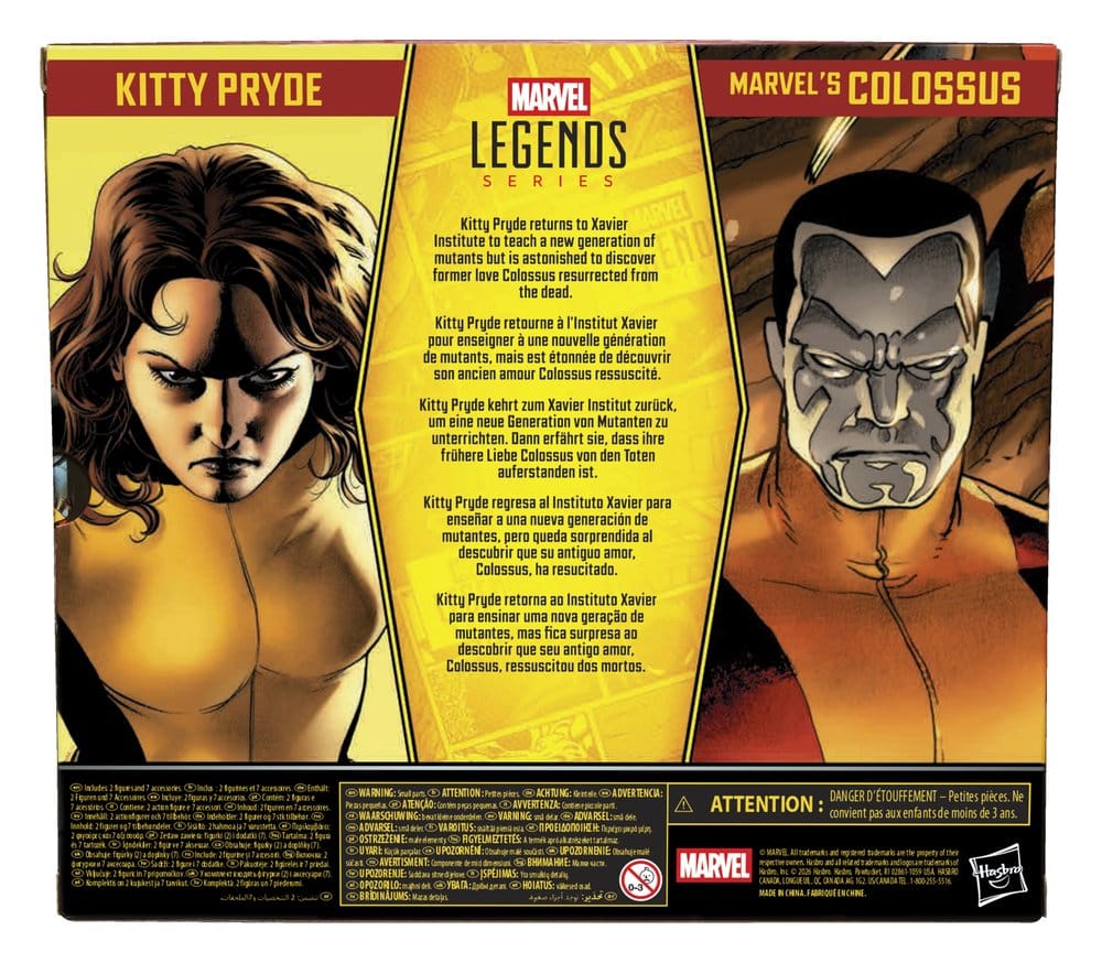 Astonishing X-Men Marvel Legends pack 2 figurines Kitty Pryde & Marvel's Colossus 15 cm
