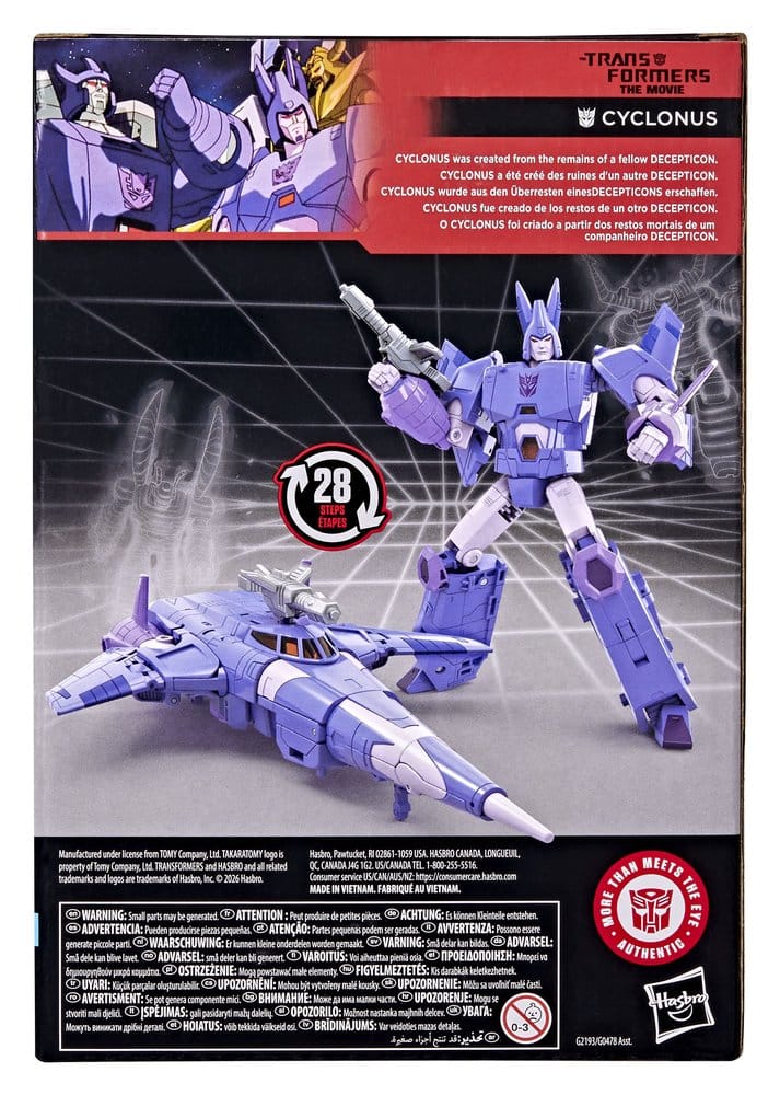 Les Transformers : Le film Studio Series Voyager Class figurine Cyclonus 20 cm