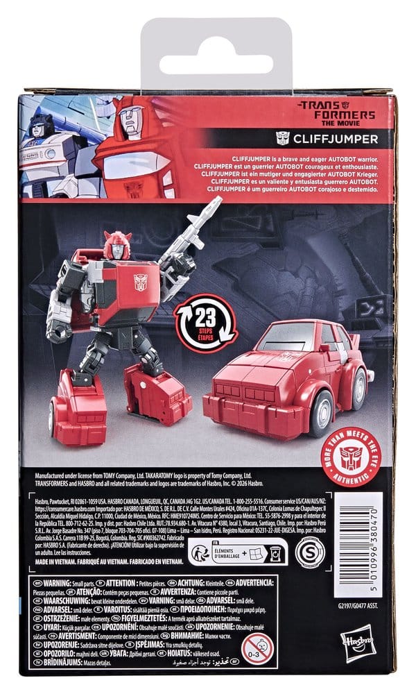 Les Transformers : le film Studio Series Deluxe Class figurine Cliffjumper 10 cm