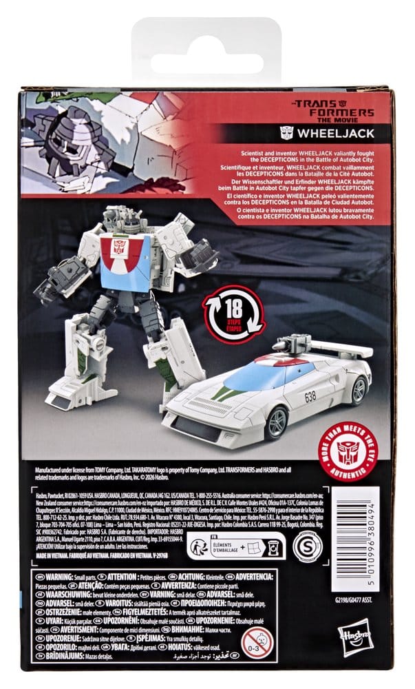 The Transformers: The Movie Studio Series Deluxe Class figurine Wheeljack 13 cm