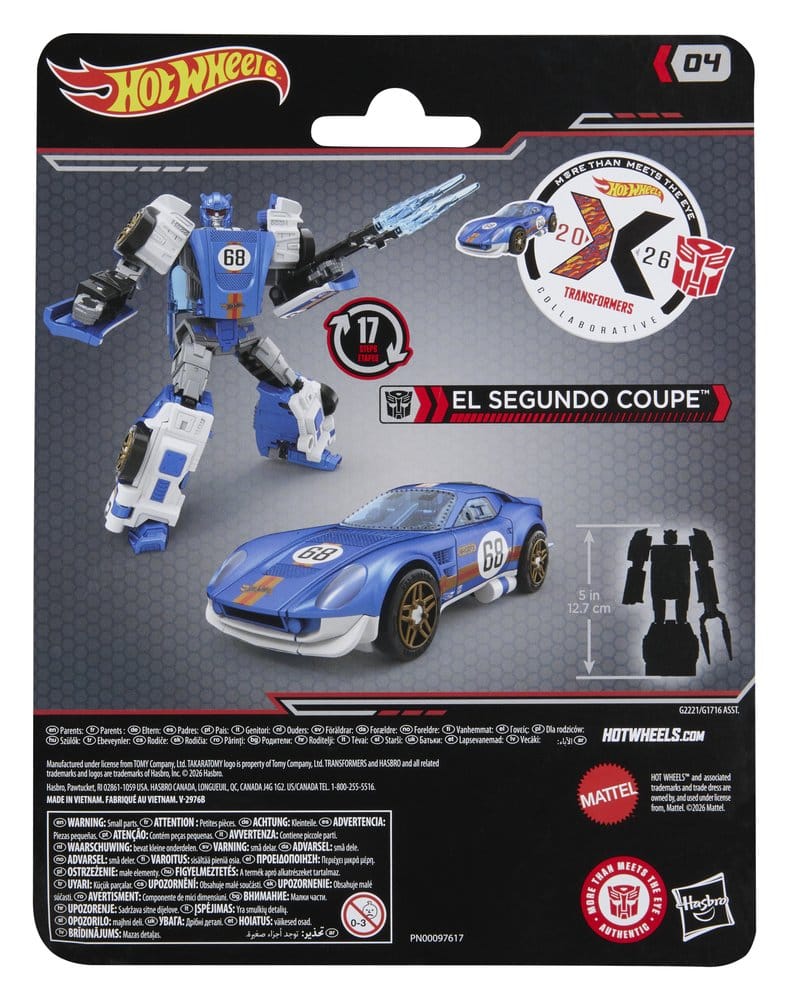 Transformers x Hot Wheels Collaborative Deluxe Class figurine El Segundo Coupe 13 cm