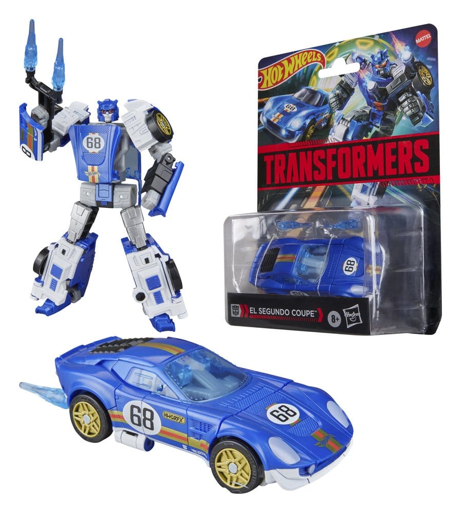 Transformers x Hot Wheels Collaborative Deluxe Class figurine El Segundo Coupe 13 cm