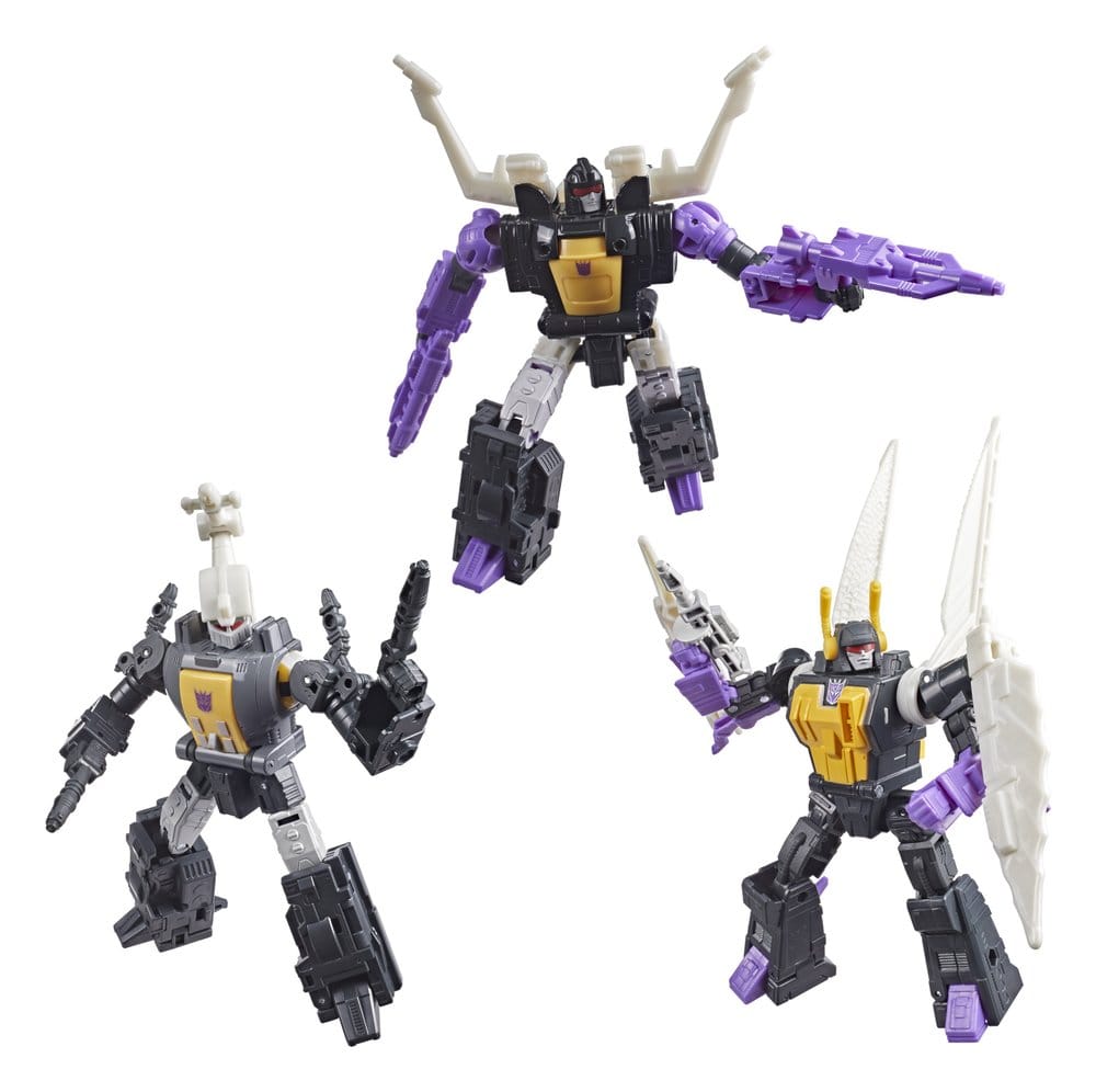 Les Transformers : le film Studio Series Deluxe Class pack 3 figurines Insecticon Bombshell, Shrapnel & Kickback 14 cm