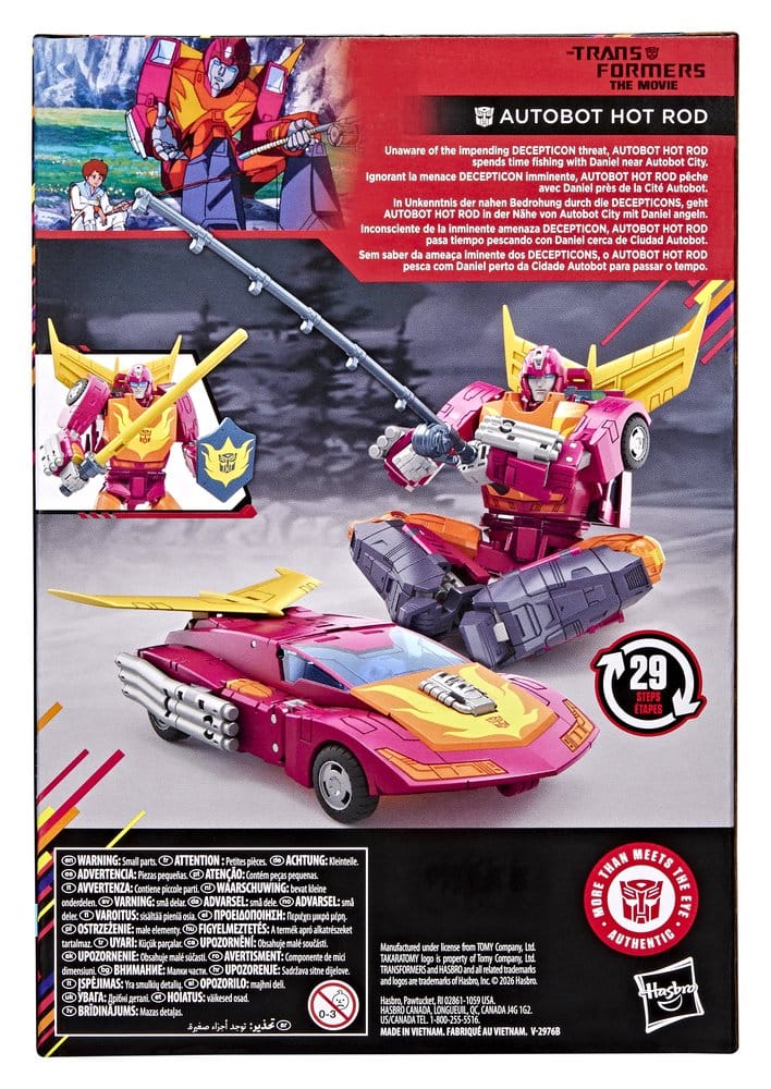 The Transformers: The Movie Studio Series Voyager Class figurine MTMTE Collection: Autobot Hot Rod 14 cm