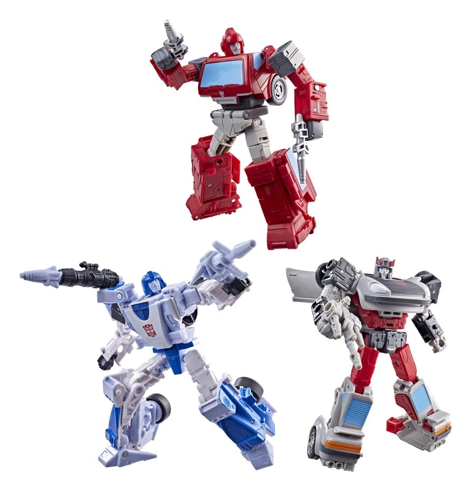 Transformers Age of the Primes pack 3 figurines Autobot Mirage & Bluestreak & Ironhide