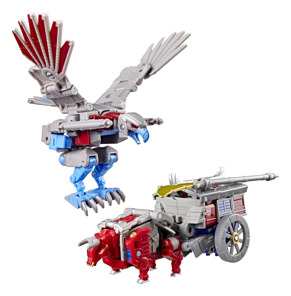 Transformers Timelines Figurines Samurai Themed Set Optimus Prime & Starscream 14 cm