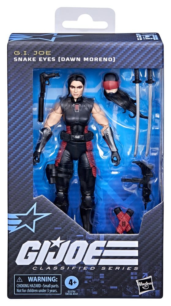 G.I. Joe Classified Series Figurine Snake Eyes (Dawn Moreno) 15 cm