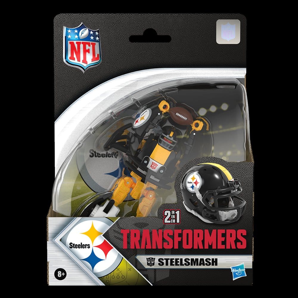Transformers x NFL figurine Pittsburgh Steelers: Steelsmash 14 cm