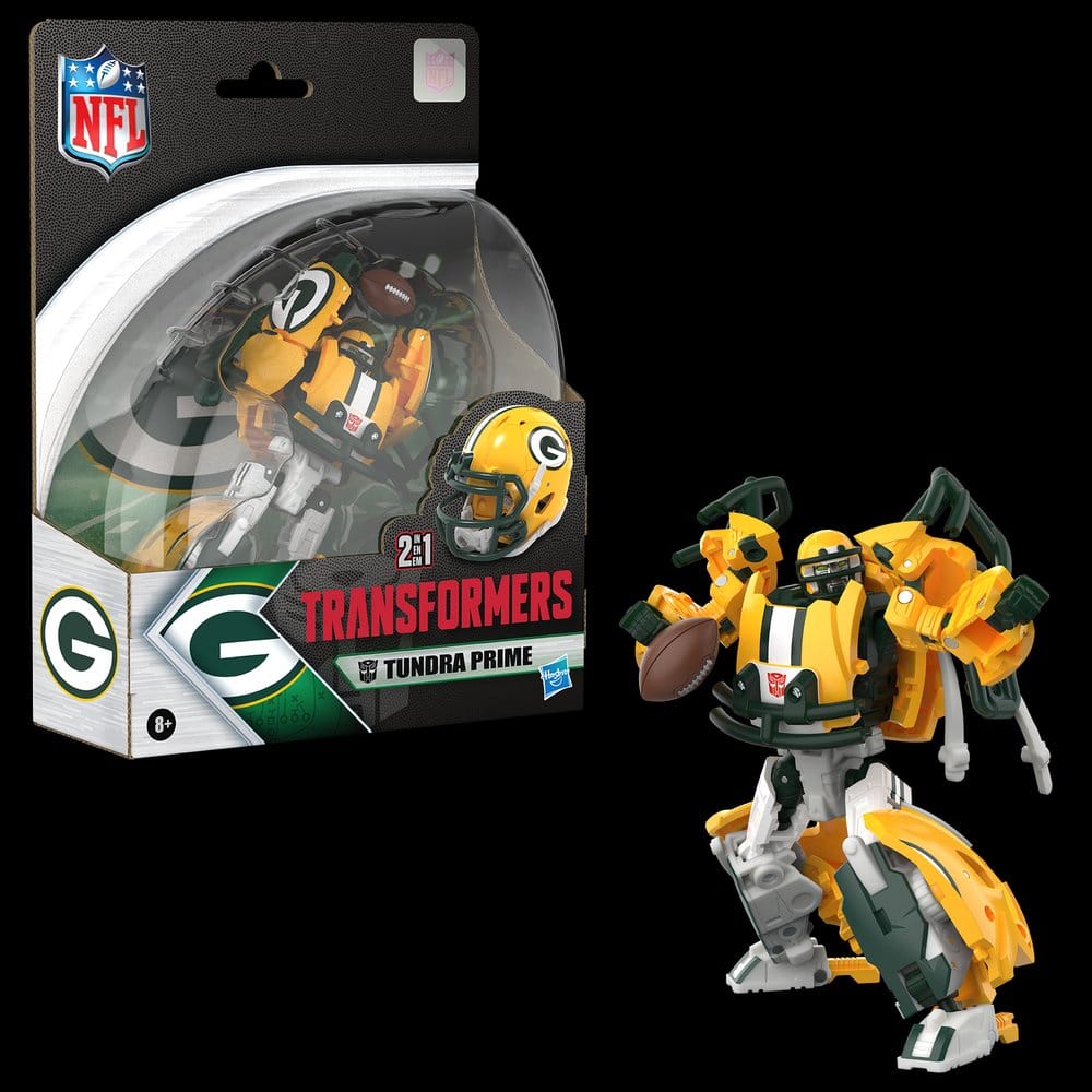 Transformers x NFL figurine Green Bay Packers: Tundra Prime 14 cm
