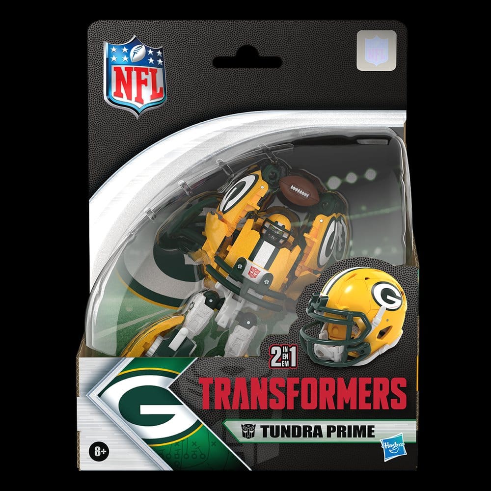 Transformers x NFL figurine Green Bay Packers: Tundra Prime 14 cm
