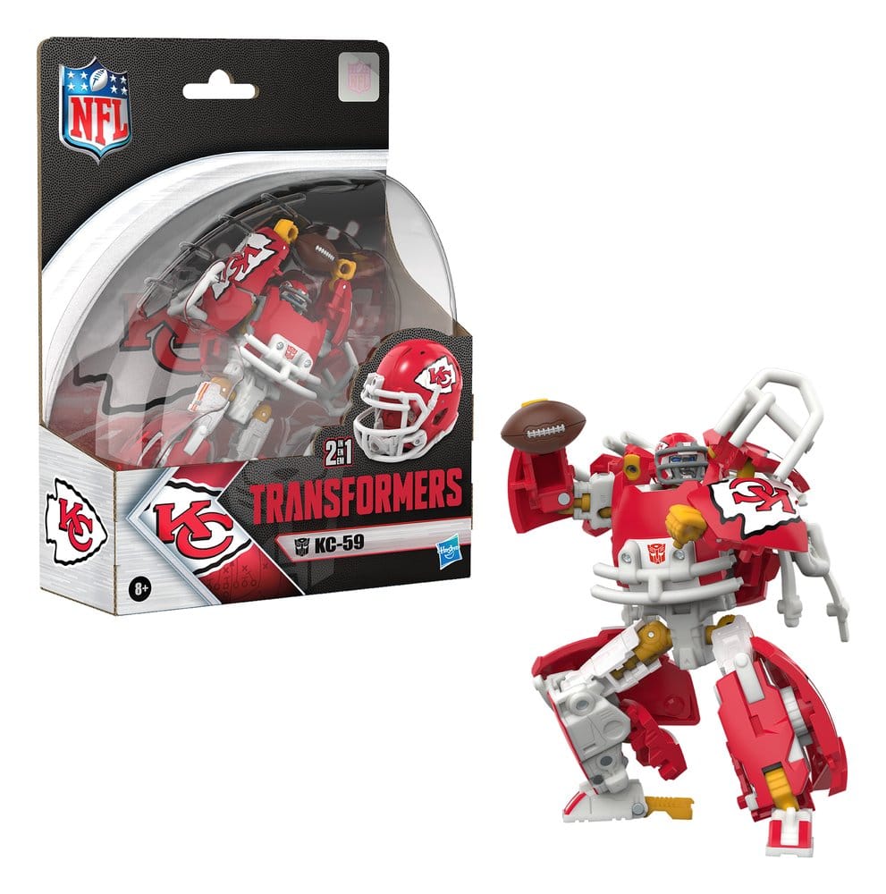 Transformers x NFL figurine Kansas City Chiefs: KC-59 14 cm