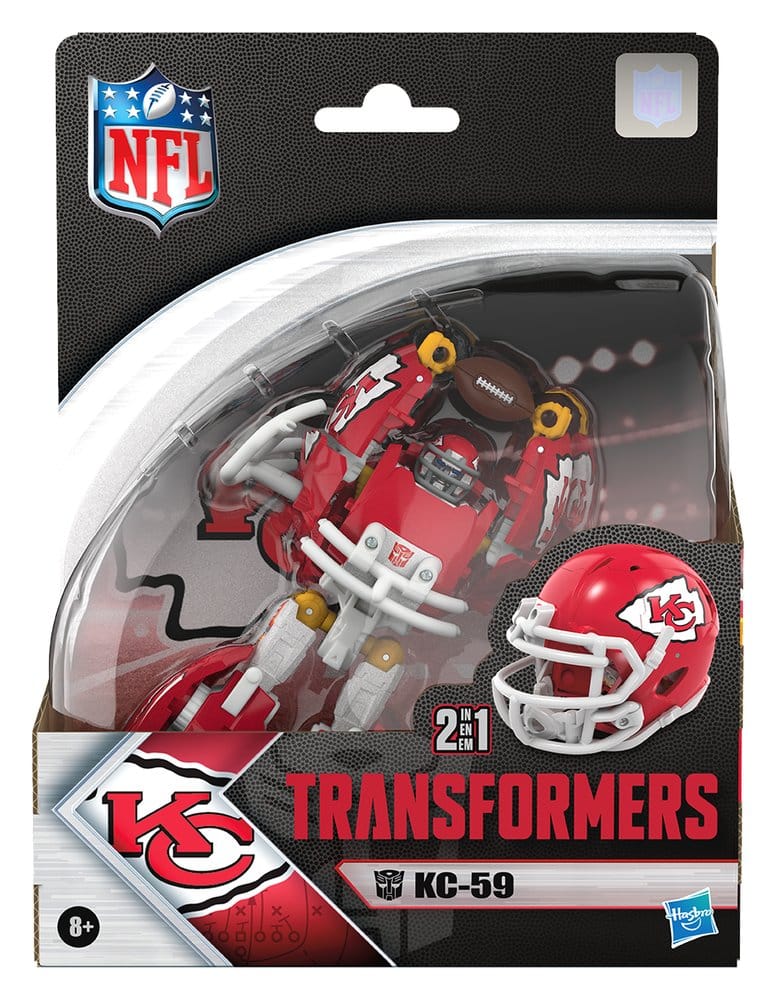 Transformers x NFL figurine Kansas City Chiefs: KC-59 14 cm