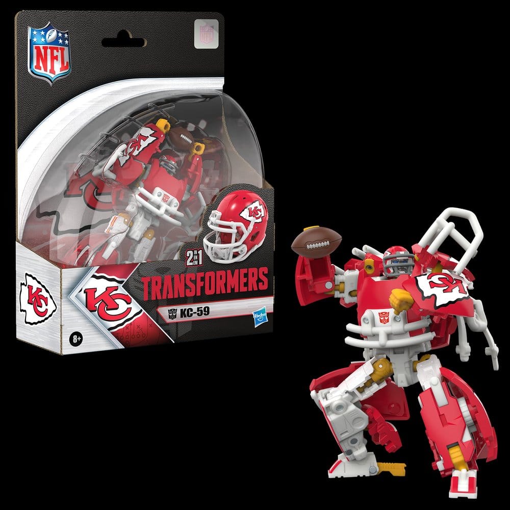Transformers x NFL figurine Kansas City Chiefs: KC-59 14 cm