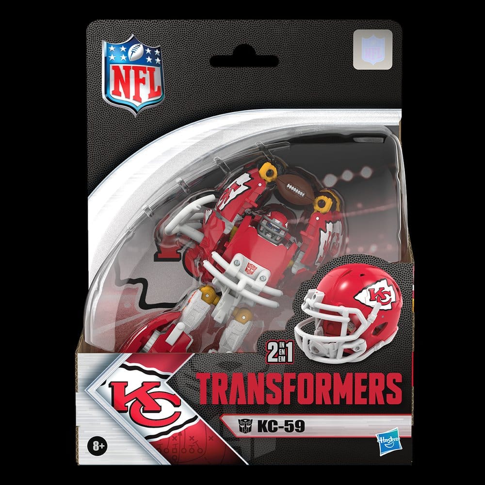 Transformers x NFL figurine Kansas City Chiefs: KC-59 14 cm