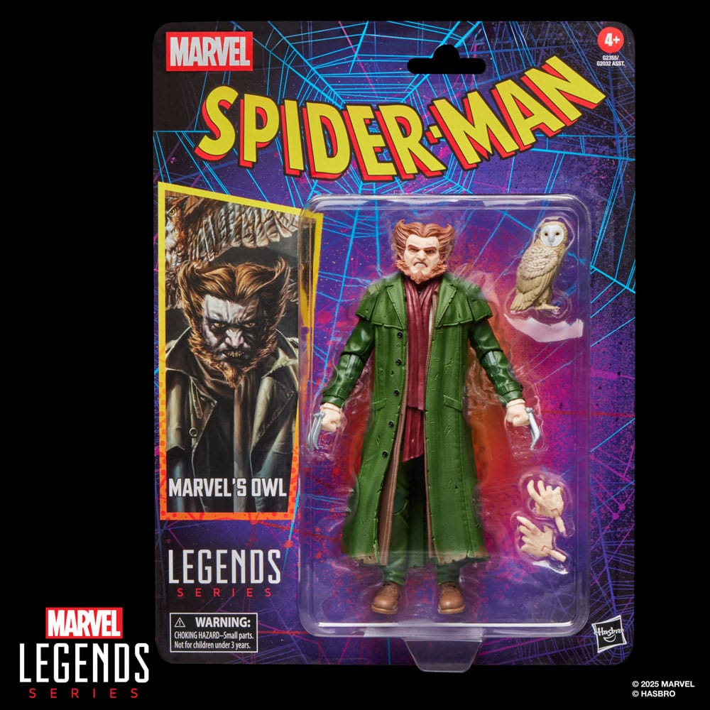 Spider-Man Marvel Legends Retro figurine Marvel's Owl 15 cm