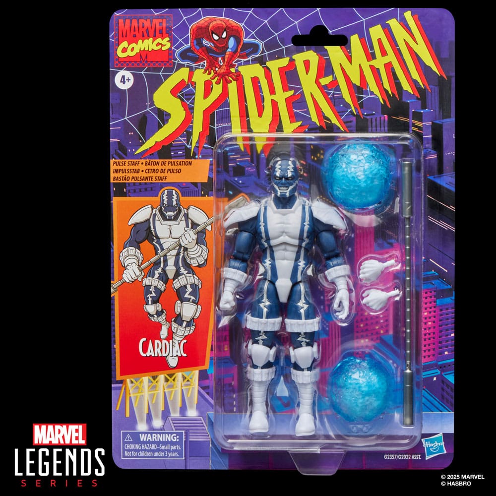 Spider-Man Marvel Legends Retro figurine Cardiac 15 cm