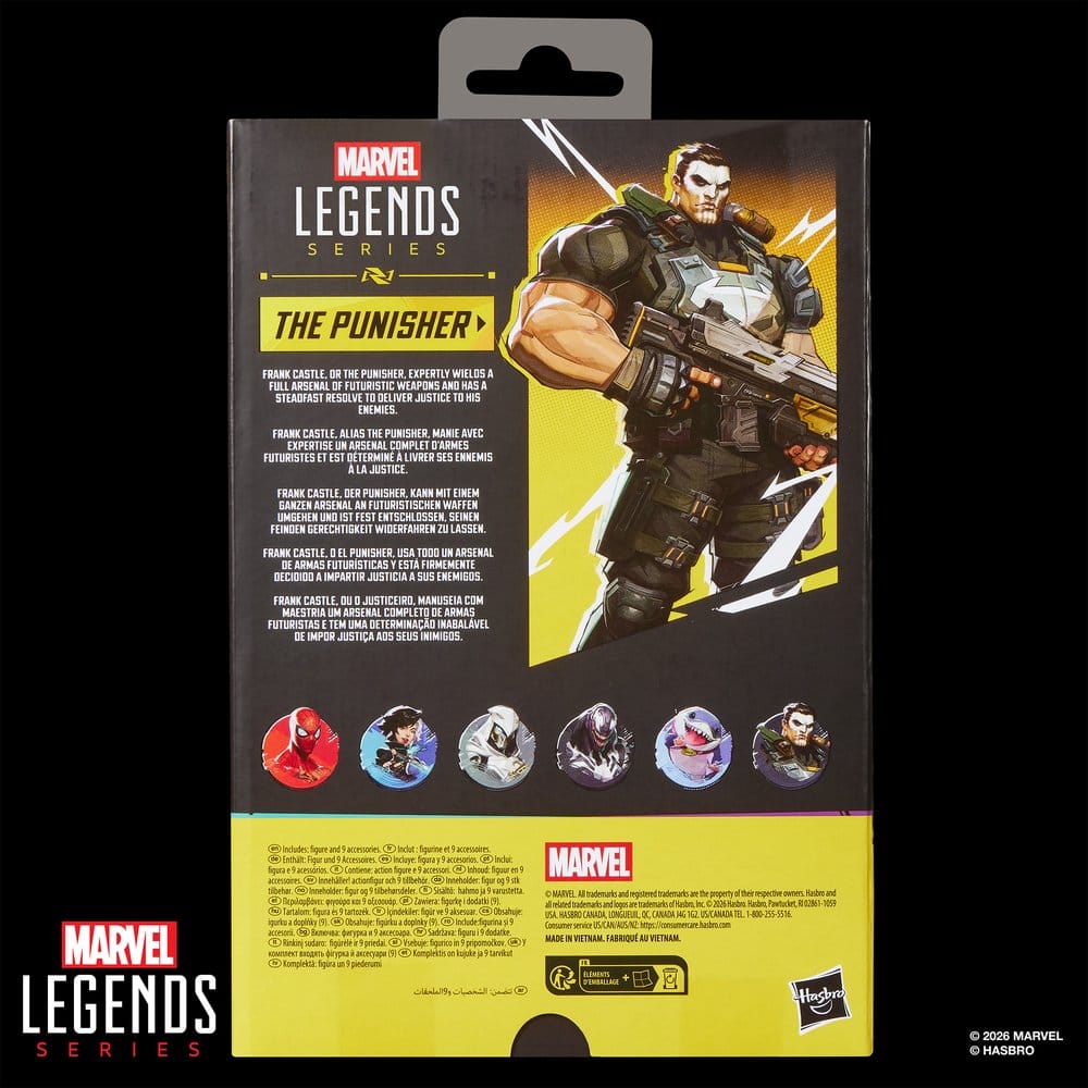 Marvel Rivals Marvel Legends figurine The Punisher 15 cm