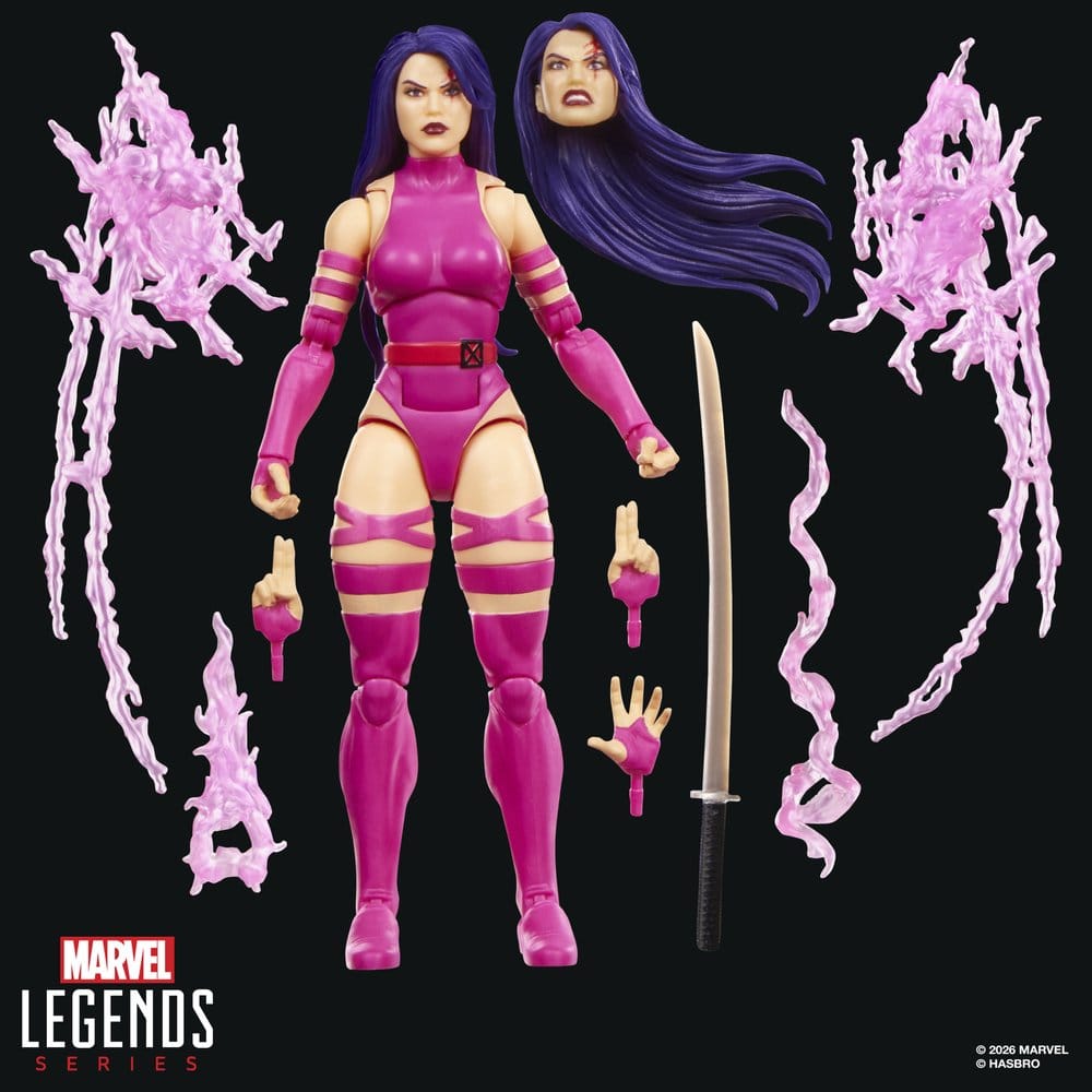Marvel Games Marvel Legends pack 2 figurines Wolverine & Psylocke 15 cm