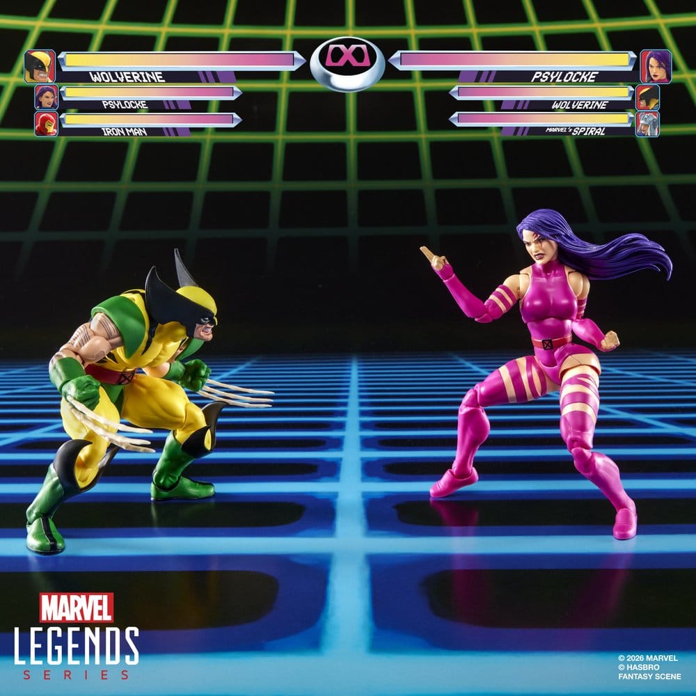 Marvel Games Marvel Legends pack 2 figurines Wolverine & Psylocke 15 cm