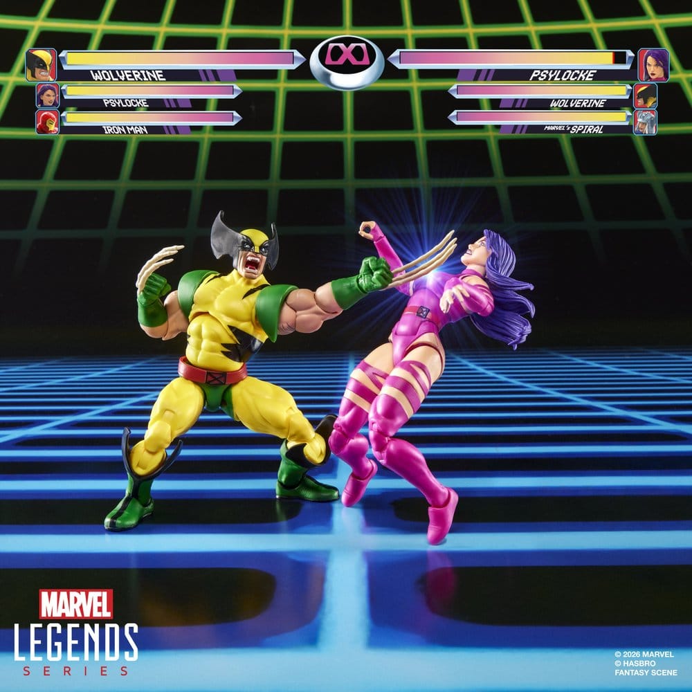 Marvel Games Marvel Legends pack 2 figurines Wolverine & Psylocke 15 cm
