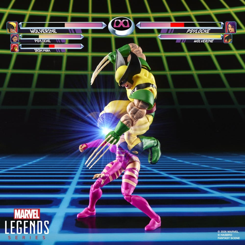 Marvel Games Marvel Legends pack 2 figurines Wolverine & Psylocke 15 cm