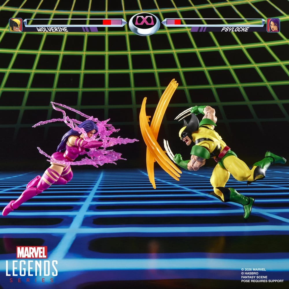 Marvel Games Marvel Legends pack 2 figurines Wolverine & Psylocke 15 cm