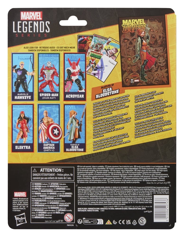 Marvel Zombies Marvel Legends figurine Marvel's Elsa Bloodstone 15 cm