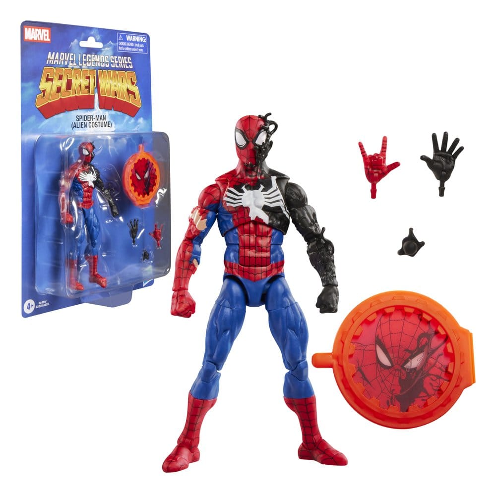 Secret Wars Marvel Legends figurine Spider-Man (Alien Costume) 15 cm