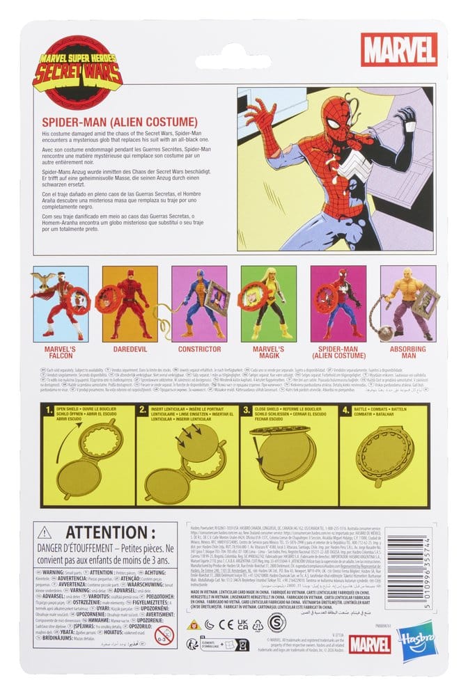 Secret Wars Marvel Legends figurine Spider-Man (Alien Costume) 15 cm