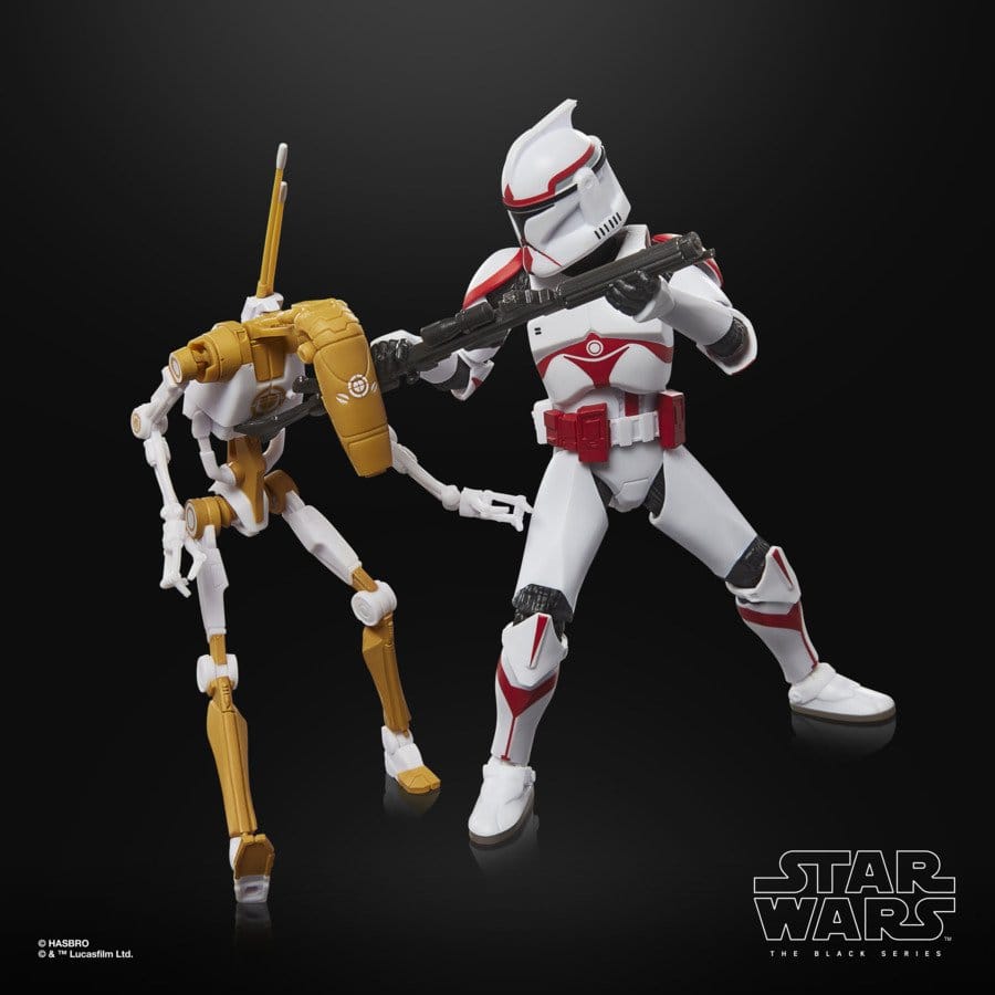 Star Wars: Battlefront II Black Series pack 2 figurines Phase I Assault Trooper & Battle Droid Officer 15 cm