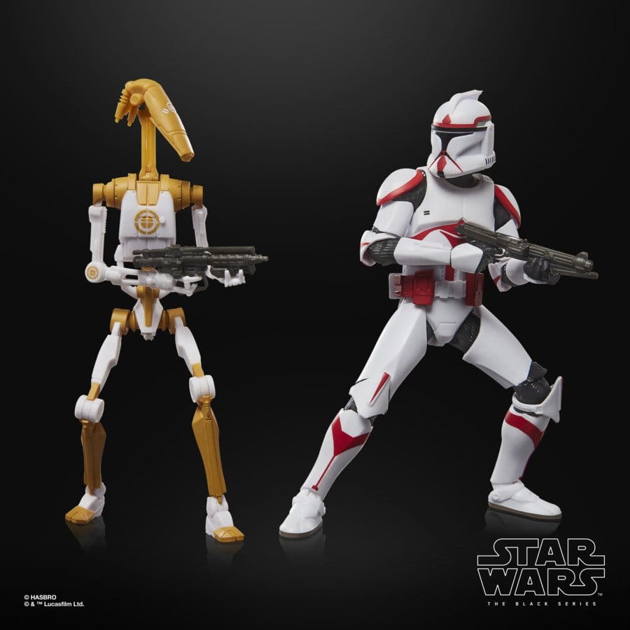 Star Wars: Battlefront II Black Series pack 2 figurines Phase I Assault Trooper & Battle Droid Officer 15 cm