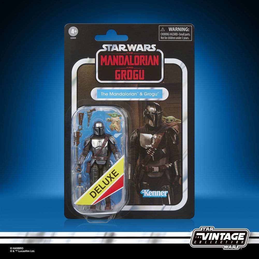 Star Wars: The Mandalorian & Grogu Vintage Collection figurine The Mandalorian & Grogu 10 cm