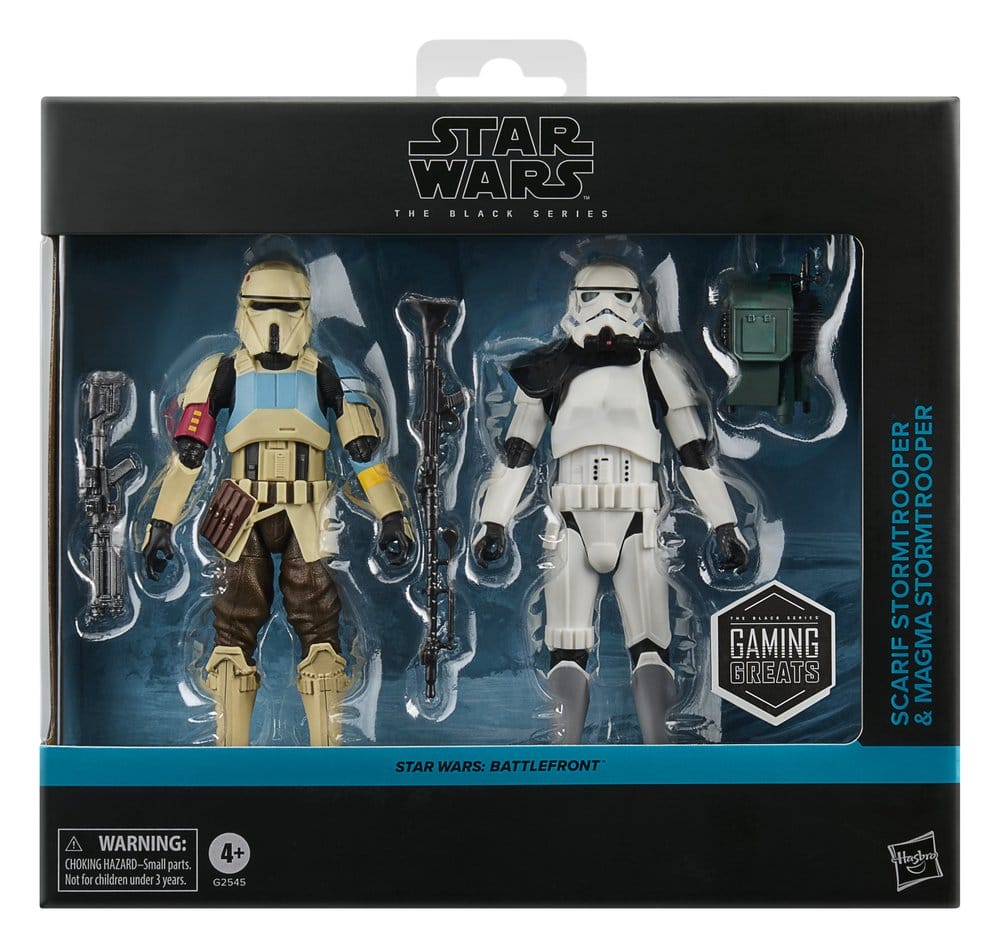 Star Wars: Battlefront Black Series pack 2 figurines Scarif Stormtrooper & Magma Stormtrooper 15 cm
