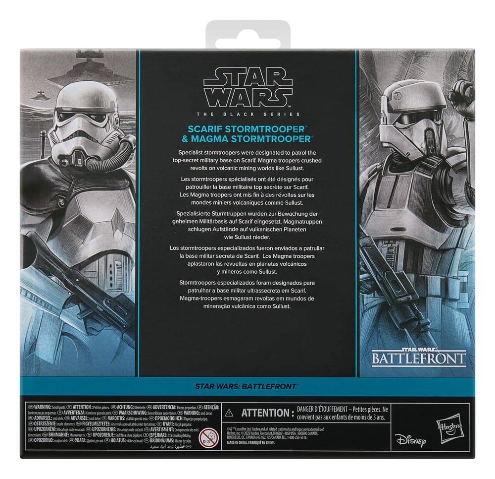 Star Wars: Battlefront Black Series pack 2 figurines Scarif Stormtrooper & Magma Stormtrooper 15 cm