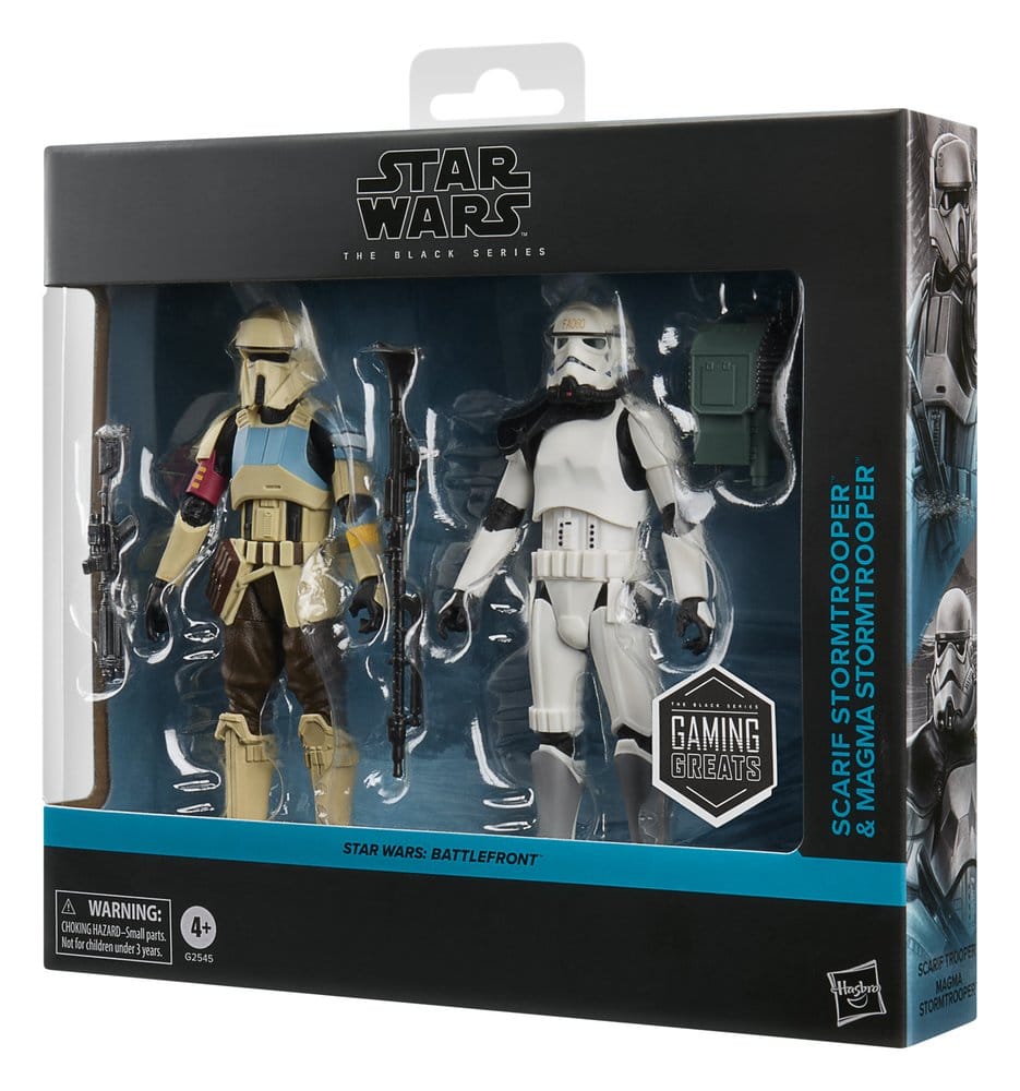 Star Wars: Battlefront Black Series pack 2 figurines Scarif Stormtrooper & Magma Stormtrooper 15 cm