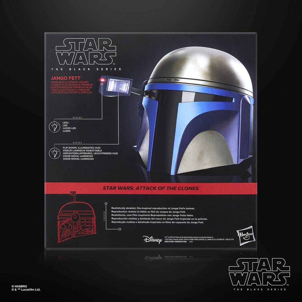 Star Wars Episode II Black Series casque électronique Jango Fett