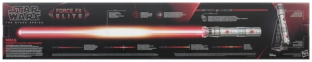 Star Wars: Maul - Shadow Lord Black Series réplique sabre laser Force FX Elite Maul
