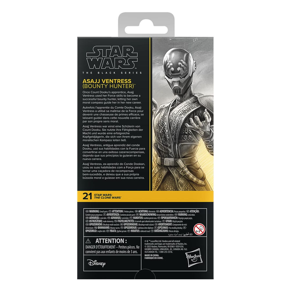 Star Wars: The Clone Wars Black Series figurine Asajj Ventress (Bounty Hunter) 15 cm