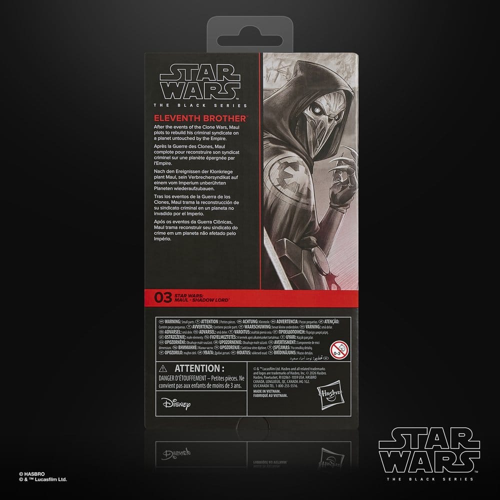 Star Wars: Maul - Shadow Lord Black Series figurine Eleventh Brother 15 cm