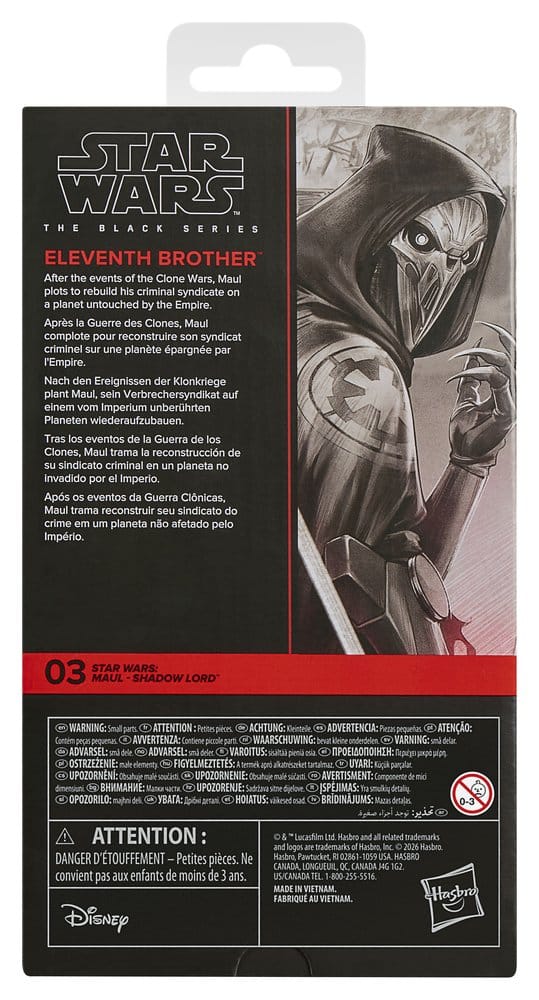 Star Wars: Maul - Shadow Lord Black Series figurine Eleventh Brother 15 cm