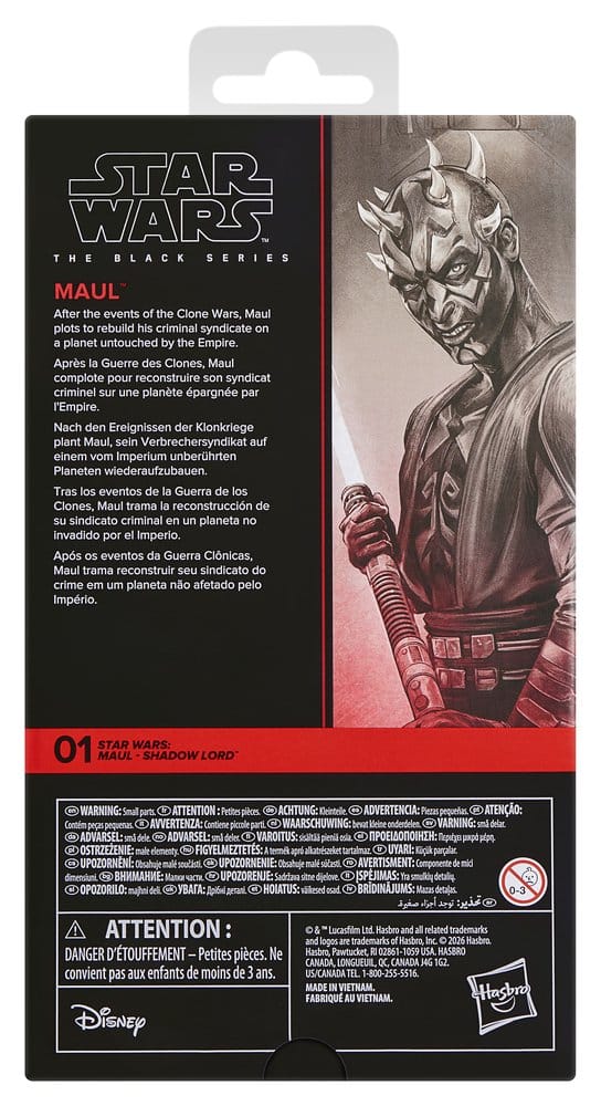 Star Wars: Maul - Shadow Lord Black Series figurine Maul 15 cm