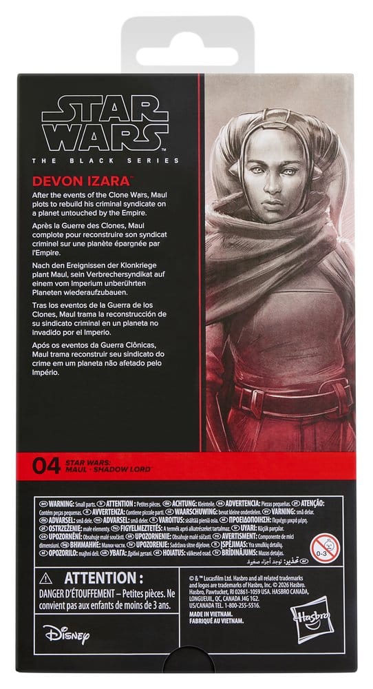 Star Wars: Maul - Shadow Lord Black Series figurine Devon Izara 15 cm