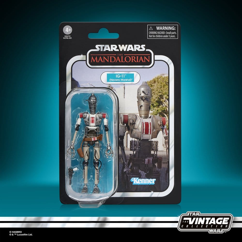 Star Wars: The Mandalorian Vintage Collection figurine IG-11 (Nevarro Marshal) 10 cm