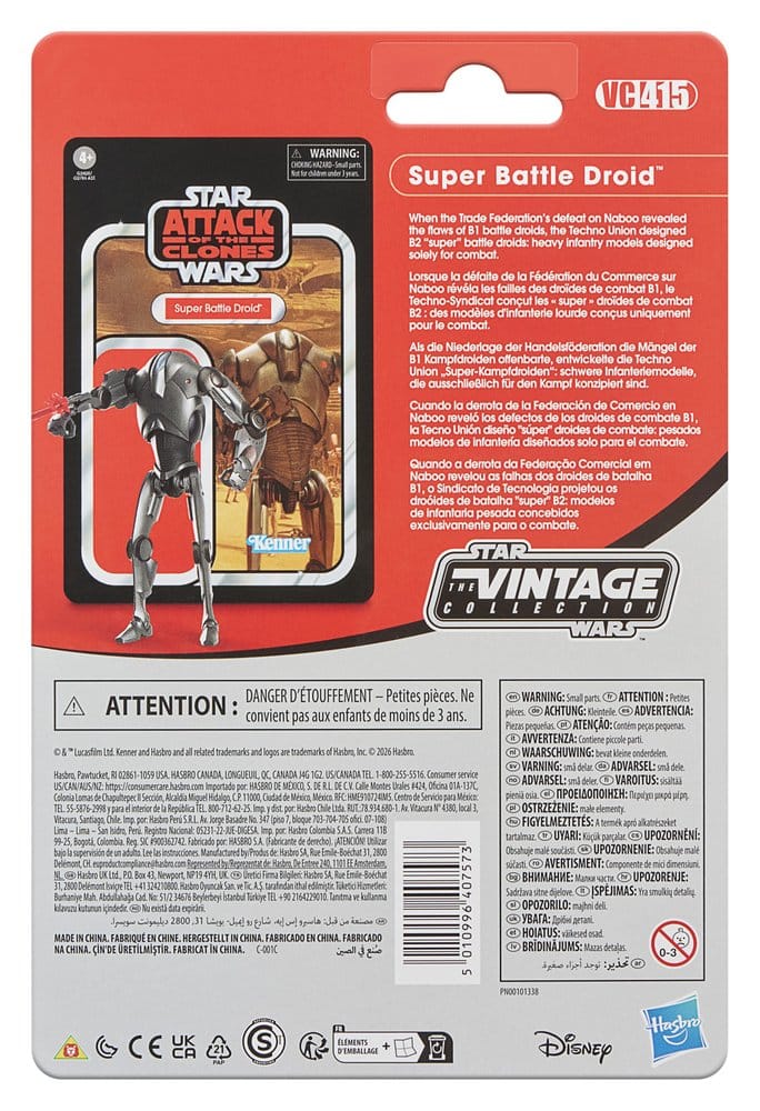 Star Wars Episode II Vintage Collection figurine Super Battle Droid 10 cm