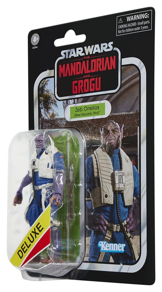 Star Wars : Le Mandalorien et Grogu Vintage Collection figurine Zeb Orrelios (New Republic Pilot) 10 cm